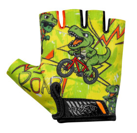 Dětské cyklistické rukavice ETAPE Tiny, zelené (anatomické prošití dlaně, velikost 5-6 let)