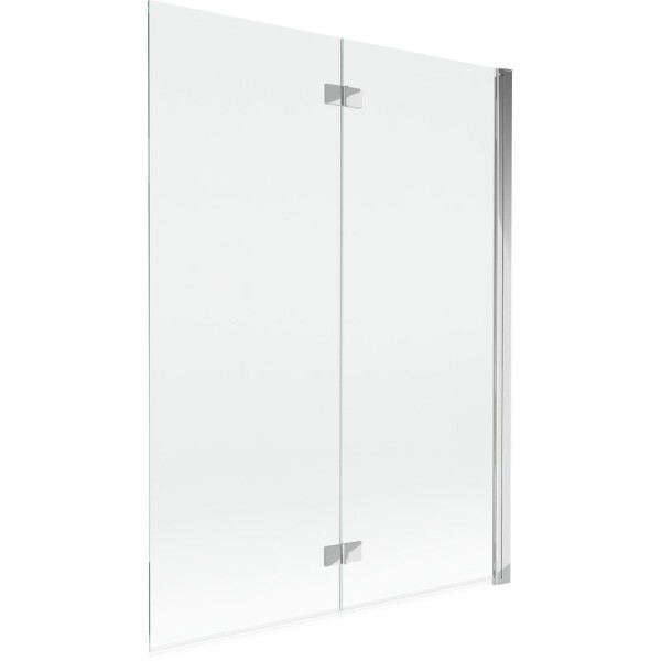 MEXEN - MIST vanová zástěna 130x150 cm 6mm 2-s, chrom, čirá, pravá 8A9-130-002-01-00-P