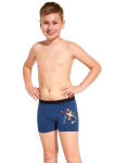 Chlapecké boxerky Cornette 701/125 Soccer Tm. modrá 122/128