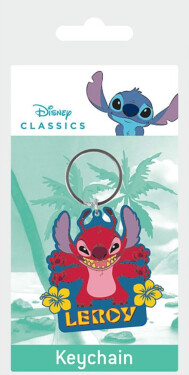 Lilo a Stitch gumová klíčenka Leroy - EPEE