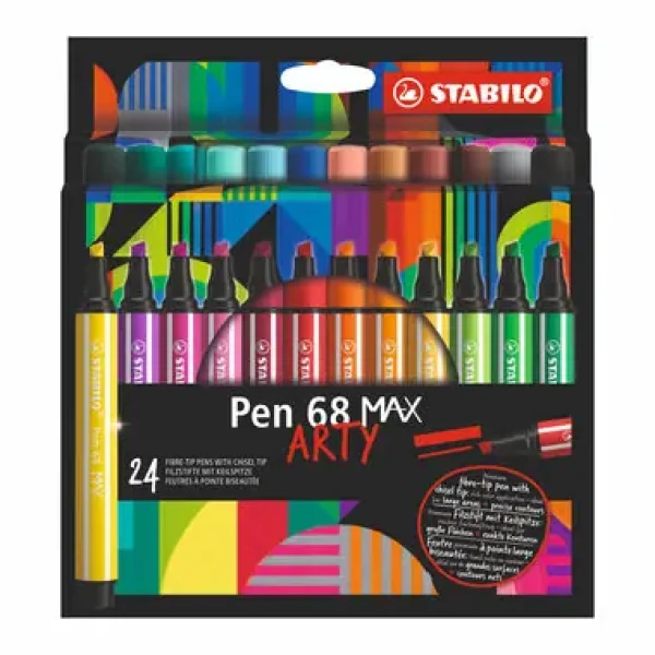 STABILO® Pen 68 MAX - ARTY - 24 ks sada - 24 různých barev (768/24-21)