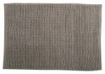 MSV Koupelnová předložka CHENILLE šedo-hnědá / Mikrovlákno / Protiskluzová / 40 x 60 cm