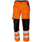 CRV Cerva Montérkové kalhoty KNOXFIELD Hi-Vis FL310 oranžové pánské reflexní do pasu 54 oranžové