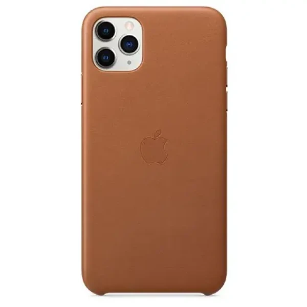 Apple iPhone 11 Pro Max Leather Case Saddle Brown MX0D2ZM/A