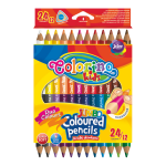 Oboustranné trojhranné pastelky Colorino JUMBO