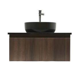 Koupelnová skříňka s umyvadlem a baterií SAT Evolution 78x30x44,8 cm ořech mat SATEVO80NADBUC SATEVO80NADBUC