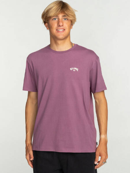 Billabong ARCH BRIGHT PURPLE pánské tričko krátkým rukávem