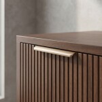 REA - Koupelnová skříňka pod umyvadlo Core 60cm Brown REA-M0411