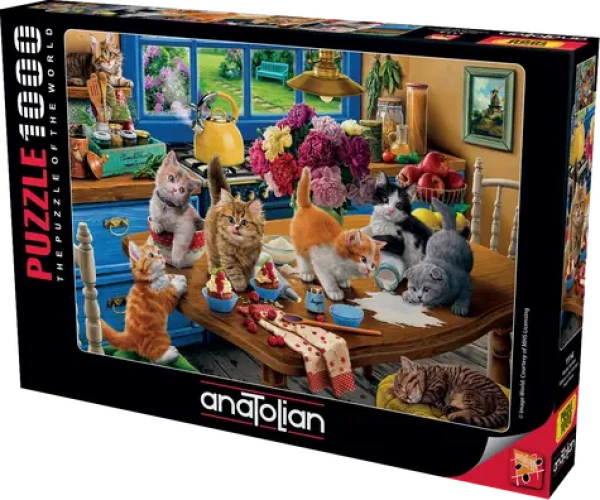 ANATOLIAN Puzzle Koťátka v kuchyni