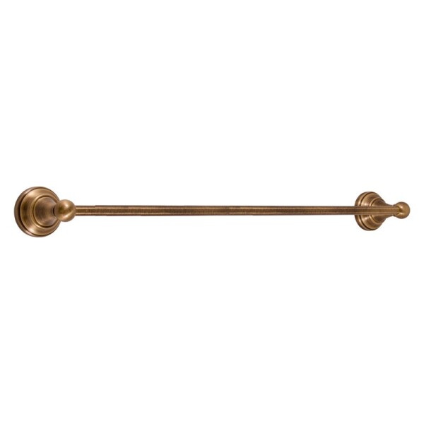 RAV Slezák - MORAVA RETRO - Koupelnový doplněk Držák ručníku 650, 5 mm, Stará mosaz (Bronz) MKA0701/65SM MKA0701/65SM