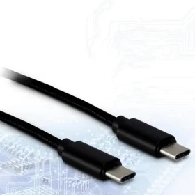 Inter-Tech USB-C kabel 1 m černá / Kabel / USB-C (M) - USB-C (M) / USB 2.0 (88885462)
