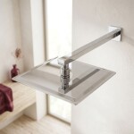REA - Čtvercová hlavová sprcha JS-P015 30cm Chrome REA-P0612