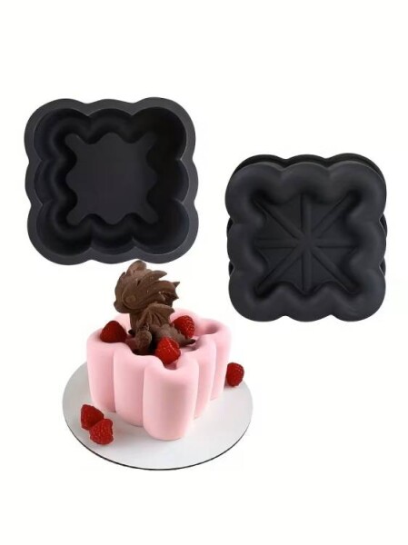 Dortisimo Silikonová forma na pečení/na mražené dezerty Čtverec 11,5 cm