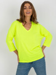 Fluo žlutá halenka JEDNA VELIKOST