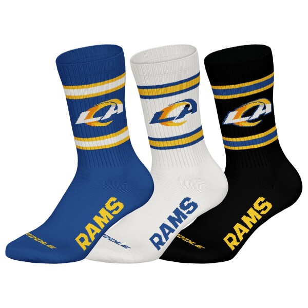 Pánské ponožky Los Angeles Rams NFL Team Set Crew (3 páry) Velikost: 43–46