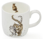 Porcelánový hrnek Wrendale Designs Feline Good, 0,31 l - Kočky