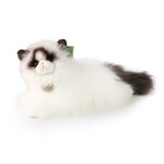 Plyšová kočka ragdoll ležící 35 cm, ECO-FRIENDLY