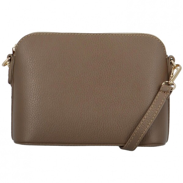 Stylová dámská kožená crossbody Pullina, taupe