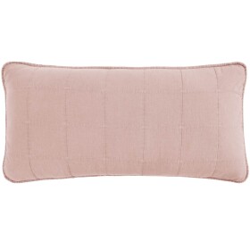 Ib Laursen Prošívaný povlak na polštář Dusty Pink 50 × 90 cm, růžová barva, zelená barva, textil