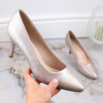 Sergio Leone W 1336 zlaté jehlové podpatky 38