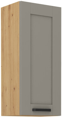 Horní skříňka Luna 40 G-90 1F Barva korpusu: Dub artisan, Barva dvířek: Clay Grey