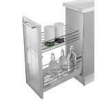 Inoxa výsuvný drátěný koš 400 s tlumením (H27_0540_10)