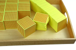 Moyo Montessori Moyo Montessori Kompletní sada zlatého perlového materiálu