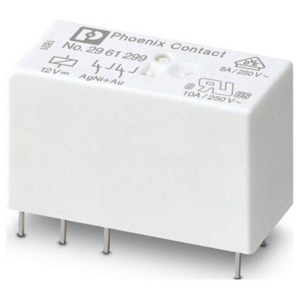 Phoenix Contact REL-MR- 12DC/21-21AU miniaturní relé, 12 V/DC, 2 přepínací kontakty, 10 ks