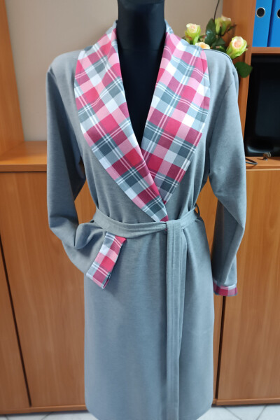 DÁMSKÝ ŽUPAN FR-381 tmavá melanž 2XL