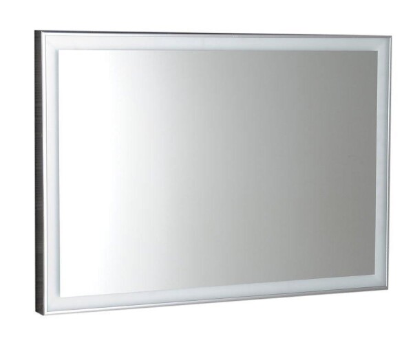 SAPHO - LUMINAR zrcadlo s LED osvětlením v rámu 90x50cm, chrom NL559