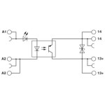 Elektronický přepínací kontakt MICROOPTO Weidmüller MOS 24VDC/5-48VDC 0,5A, Vstupní signál 5 - 48 V/DC / 500 mA mA, 1 ks