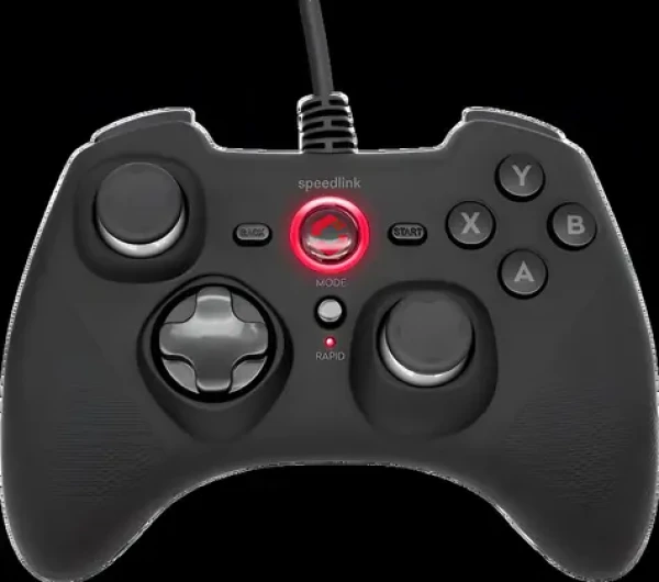 Speed Link RAIT SL-650010-BK černá / Gamepad / PC / PS3 / Switch / vibrace