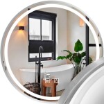 Tutumi - Zrcadlo LED 70cm MMJ BRUSH SILVER HOM-06506