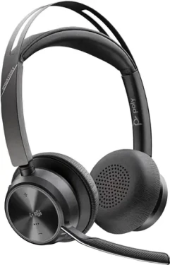 Poly Voyager Focus 2 černá / Bezdrátová náhlavní souprava / mikrofon / Bluetooth (9T9J8AA#AC3)
