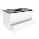 Koupelnová skříňka s umyvadlem SAT B-Way 99x50x45 cm bílá lesk BWAY2100WU4B BWAY2100WU4B