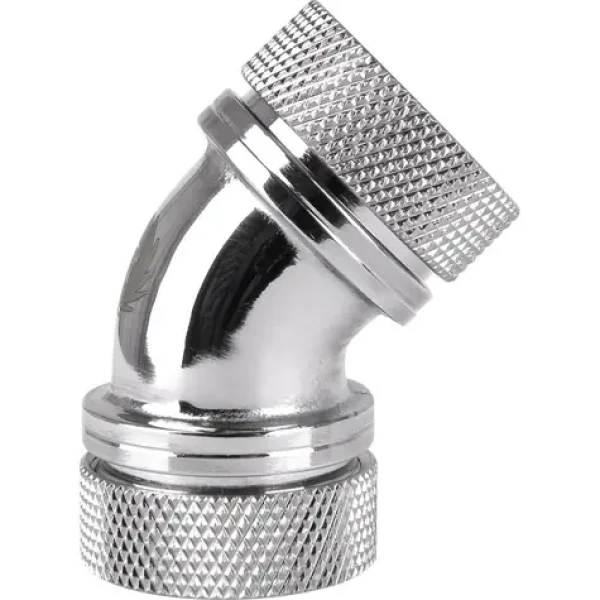 Thermaltake Pacific G1/4 PETG Tube 45-Degree Dual Compression Adapter stříbrná (CL-W098-CA00SL-A)
