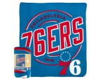 Great Branding Deka Philadelphia 76ers NBA Campaign Fleece Throw 127 x 152 cm