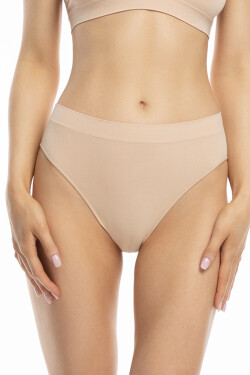 Dámské bambusové kalhotky Bamboo Bikini béžové - Julimex S
