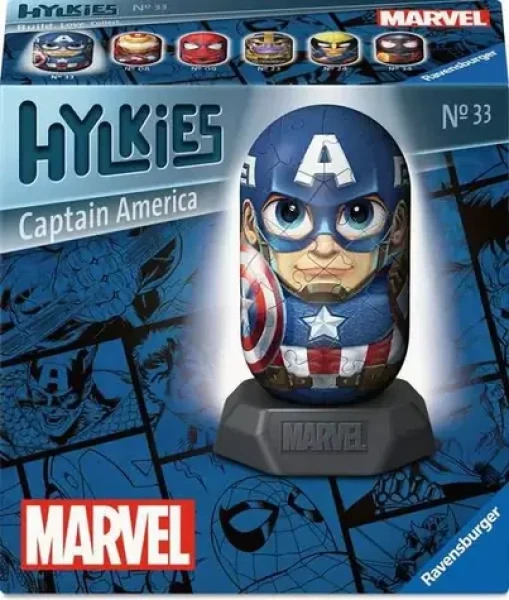 Ravensburger 3D Puzzle Hylkies: Marvel: Captain America
