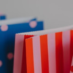Eulenschnitt Papírový sáček Dots and Stripes 21 × 15 cm – set 6 ks, multi barva, papír