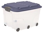 ROTHO úložný box ROLLER 57L - modrá