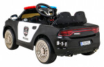 Mamido Dětské elektrické autíčko Super-Police černé