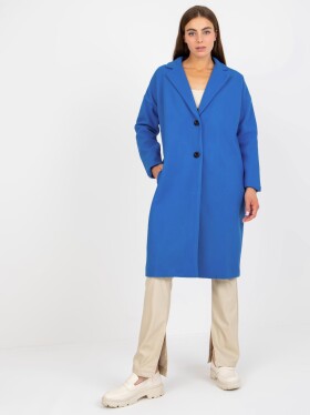 Dámský kabát TW EN BI 7298 1.15 tmavě modrý jedna velikost