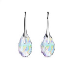 Royal Fashion stříbrné pozlacené náušnice Swarovski DES0305-AB-WG