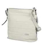 Trendy dámská koženková crossbody kabelka Alena, šedá