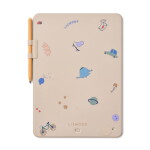 LIEWOOD Magnetický LCD kreslící tablet Zora Tamtam, krémová barva, plast