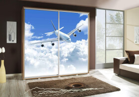 FRONTI Šatní skříň PENELOPA 205 Letadlo 2 7038