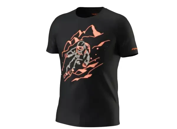 Dynafit Blacklight Cotton pánské triko krátký rukáv Black Out vel. L