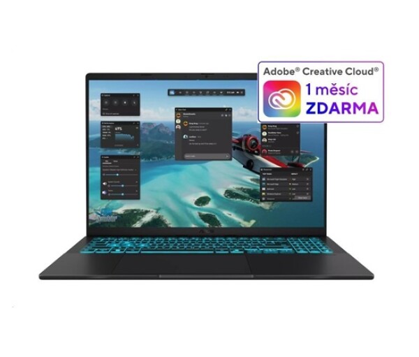 ASUS NTB V16 (V3607VH-RP026W), Core 5 210H, 16" 1920x1200, 16GB, 1TB SSD, Intel+RTX5050, W11 Home, Matte Black EDF_2910244