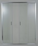 OLSEN SPA - Sprchové dveře VILAR - Barva rámu - Hliník leštěný, Rozměr A - 170, Rozměr C - 190, Směr zavírání - Univerzální Levé / Pravé, Výplň - Čiré bezpečnostní sklo - 6 mm OLBENW102917CC